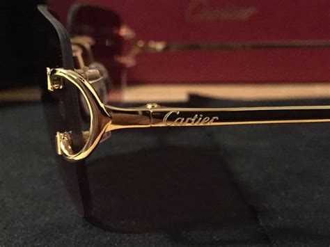 cartier wire frame glasses.